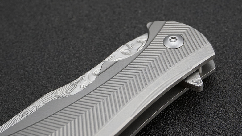 Zero Tolerance  ZT 0606  new D2 Titanium alloy handle ball system no logo folding knife UD19029 